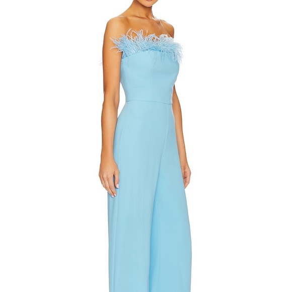 Amanda Uprichard Amiah Jumpsuit in Pacific Size Small - Picture 2 of 7